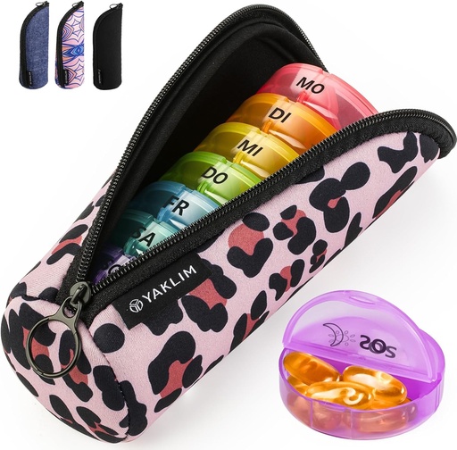 [BRSRMBAEC4OWK237] Pill Organizer 1-time a Day: Weekly Pill Box 7 Day with Perfect Quality Light - Portable Kiçik Travel Pill Case for Medicine Vitamins Fish Oils