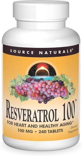 [BRSWIYIBA4AGEYLM] Vir Naturals Resveratrol 100, za srce in zdravo staranje* -100mg 240 tablete