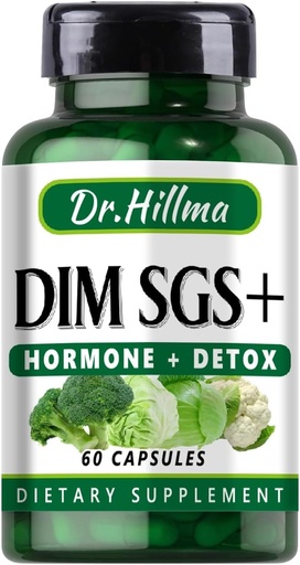 [BRSROAQEPIDRMHLG] Dim Hormon Detox Suplemento 200Mg Diindolylmethane Alienta el suplemento normal de estrógeno para las mujeres, Hormonal Acne Hot Flashes Suplementos, Menopause Support, promueve la detoxificación(60Capsules)
