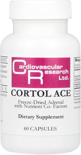 [BRSWIYQZB4JRWAY5] Cardiovascular Research Cortol Ace, White, 60 Count