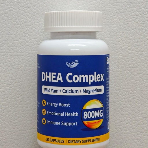 [BRSROFITCEIR4GTF] DHEA 200mg Supplement - Supports Energy, Metabolism, Immunity - 120 Capsules