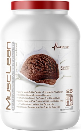 [BRSWK2QMDIAWKE3K] Metabolic Nutrition Musclean Chocolate Sha, 2.5 Pound
