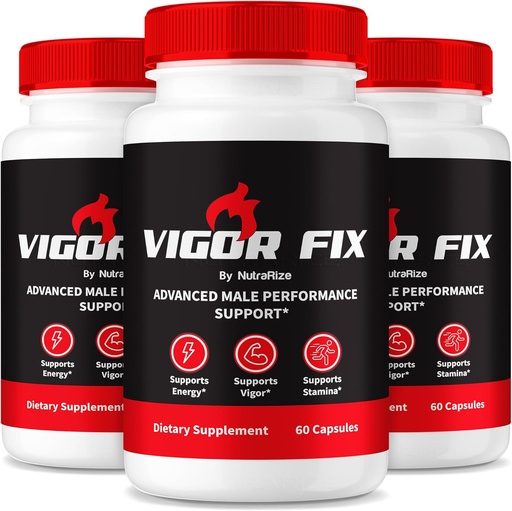 [BRSRA2Q2CIPA22YZ] (3 Pack) Vigor Fix meessoost täiendus, VigorFix pillid meestele, igapäevane toitumine üldise tervise ja heaolu jaoks, jõuline fikseeritud tugikapslid enesekindluse ja energia jaoks, ülevaated (180 kapslit)