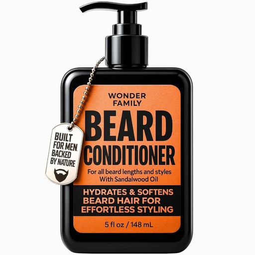 [BRSRAZD6OQBBEDYU] Beard Conditioner for Men – Leave In Conditioner & Softener with Biotin Aloe Vera & Collagen – Moisturizing Cream for Coarse Dry Hair – Beard and Skin Conditioner – Sandalwood Scent Care for Black Men