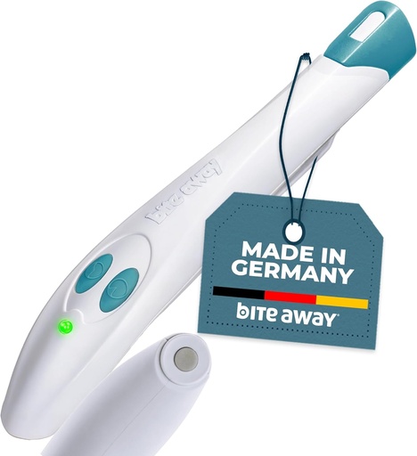 [BRSWGC32DN6B4HLX] bite away - The Original Electronic Bug bite Treatment for Mosquito Bites, Made in Germany. Without Chemicals - Treatment by Heat, up to 300 Applications Possible with The First Set of Batteries
