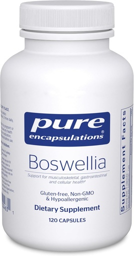 [BRSWIY37B4MRWEDG] Pure Encapsulations Boswellia supplement - for Joint Health, GI ' Connective Tissue - Supports Healthy Joints ' Digestive Health* - Non-GMO ' Vegan - 120 Capsules