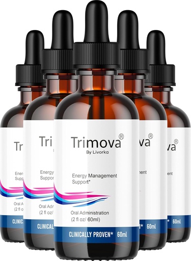 [BRSRA2YEBAFAEFL7] (5 Pack) Trimova Liquid Drops, Trimova Drops Advanced Formula, TrimovaDrops Vitamin, TrimovaDrops Metabolic, TrimovaDrops Metabolism 5 Bottles for 150 Days