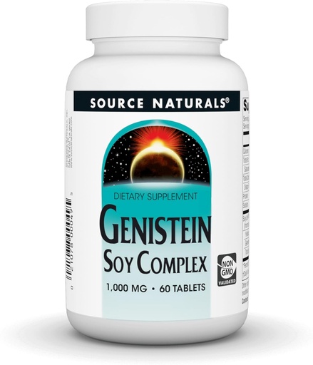 [BRSWIYQCPIFBADLA] Source Naturals Genistein Soy Complex, 40 mg of SoyLife* - 40 mg, 60 Tablets