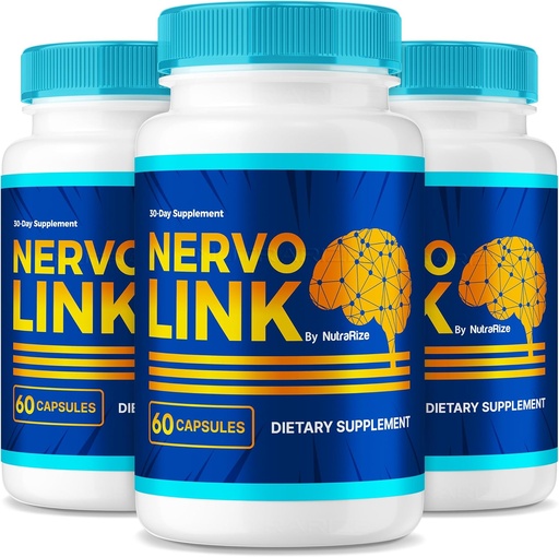 [BRSRA2YLPMCRME3D] (3 Pack) NervoLink – Daily Support Capsules with a Balanced Formula for Focus, Alertness, and Everyday Sharpness, Easy-to-Take Pills for Daily Wellness (180 Capsules)