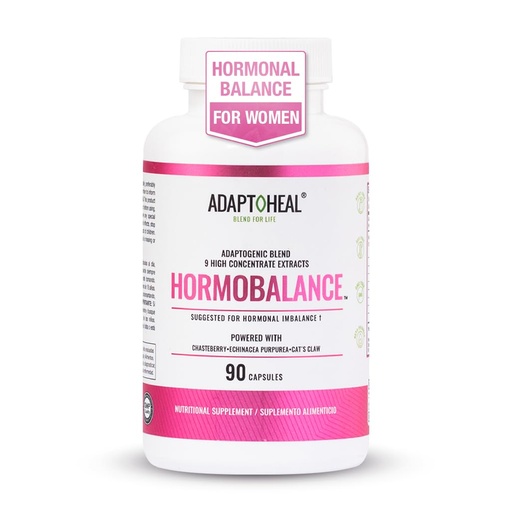 [BRSRAFINBYNRGCLH] ADAPTOHEAL Hormobalance for Women – Hormone Balance Support with 9 High-Concentrate Adaptogenic Extracts (Vitex, Dong Quai, Reishi) – Stress, Mood & Daily Wellness Support – 90 Capsules