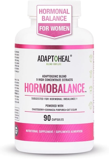 [BRSRAFINBYNRGCLH] Hormone Balance for Women – Menopause & PMS Support Supplement – Adaptogens for Female Balance & Wellness – 90 Vegan Capsules