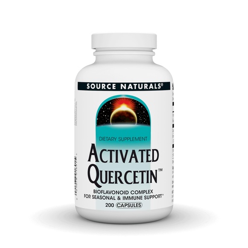 [BRSWIYQOAUBR6YLA] Source Naturals Activated Quercetin, Bioflavanoid Complex, for Seasonal & Immune Support* - 200 Capsules
