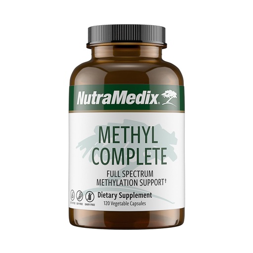 [BRSRMGIBOUOQ4CLH] NutraMedix Methyl Complete - Complete Methylation & Energy Support Capsules - Vitamin B2, B6, B12 & Folate - with Creatine Monohydrate & Betaine Anhydrous (120 Count)