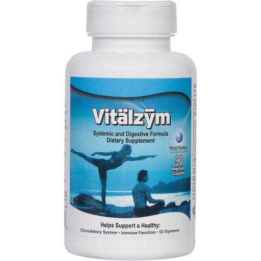 [BRSWIY3YAUORMFLO] VITÄLZYM Digestive Enzymes for Gut Health | Proteolytic Systemic Multi Enzymes with Serrapeptase for Women and Men | Helps Increase Blood Flow and Maintain Digestive Health (90 Capsules)