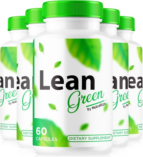 [BRSRAA33OEMBQF3O] (5 csomag) Lean Green Súly Loss Pills - Természetesen támogatja az aktív életmód és fitness, Premium Keto Pills a tartós energia és egészség, Lean Greens Formula, LeanGreen Hivatalos felülvizsgálat (300 kapszula)