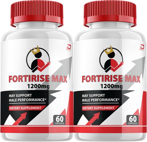 [BRSRAHA3CQPWC3T3] Fortirise Max for Men Capsules - FortiriseMax Vitamin Complex Pills, Fortirize Max Advanced Performance, All Natural Support Formula Reviews (2 Pack – 120 Capsules)