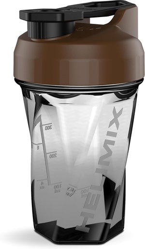 [BRSROHYZDMNRACQ3] HELIMIX 1.5 Vortex Blender Shaker Bottle Holds Upto 20oz | No Blending Ball or Whisk | USA Made | Portable Pre Workout Whey Protein Drink Shaker Cup | Mixes Cocktails Smoothies Shakes | Top Rack Safe