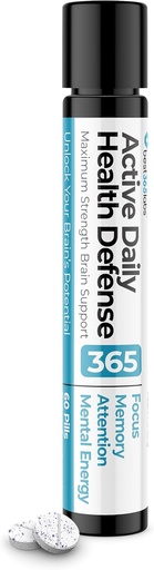 [BRSROAL5PMFAYCY4] Maximum Strength Brain Support - Methylene Blue, Caffeine, and L-Theanine - Improve Focus and Memory - Unlock Your Brain’s Potential - 60 Tablets