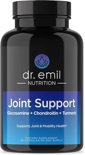 [BRSWGGI6CEFAEA33] DR. EMIL NUTRITION Joint Aid Supplement - Joint Supplement with Glucosamine Chondroitin, MSM & Turmeric - Joint Health Supplement for Mobility and Discomfort for Men and Women* (60 Capsules)
