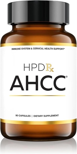 [BRSWGBQ2DENGAG37] HPD Rx Premium AHCC & Shiitake Mushroom 1100 mg par supplément de service, Booster d'immunité naturelle, maintient l'activité des cellules tueuses naturelles.