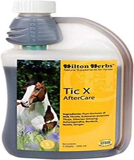 [BRSWGZA3OVYAKYLX] Hilton Herbs Tic X After Care for Horses, 1.05 Pint
