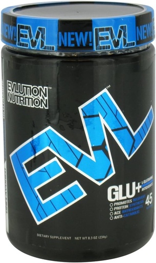 [BRSWIFD3BQFBEGDA] Evlution Nutrition Glutamine Supplement, Unflavored, 8.3 Ounce