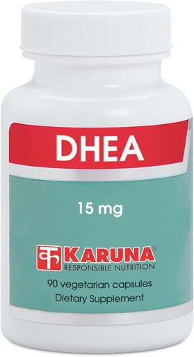 [BRSWIYLROMDRWD34] Karuna DHEA 15mg 90 Vegetarian Capsules [Health and Beauty]