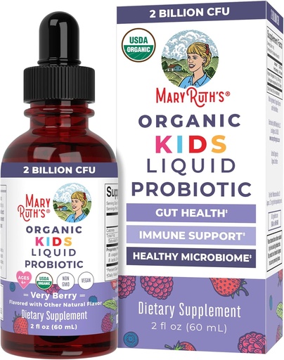 [BRSROC34CJ4BG3DA] MaryRuth Organics Kids Very Berry Liquid Probiotic, 2 FZ
