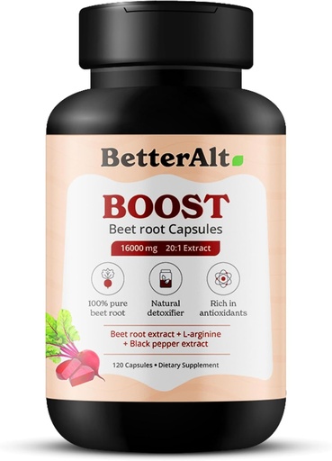 [BRSROHYBCVYB4EY7] Better Alt Beet Root Powder Capsules (120 Capsules)