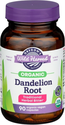 [BRSWIYTYOUIROFI7] Oregon's Wild Harvest Dandelion Root Organic Supplement, 90 Count