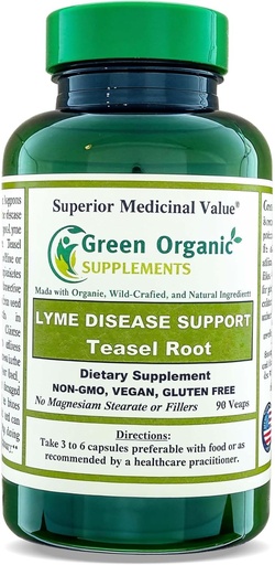 [BRSWGBL5AQNQGCQ4] Green Organic Supplements' Lyme Disease, Teasel Root