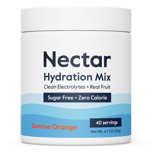 [BRSRMAQDDIPG2HLJ] Nectar Sugar Free Electrolytes Mills - Organic Fruit No Sugar arba Kalorijos - Hidration Mills for Dehidration Relief and Rapid Rehydration - Keto and Paleo (Orange 40 Serving Tub)