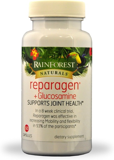 [BRSWKZAGBYBBWEDY] Reparagen Plus Glucosamine (60 Capsules) Clinically Proven Fast Acting All Natural Joint Health Supplement Better Than Glucosamine Alone