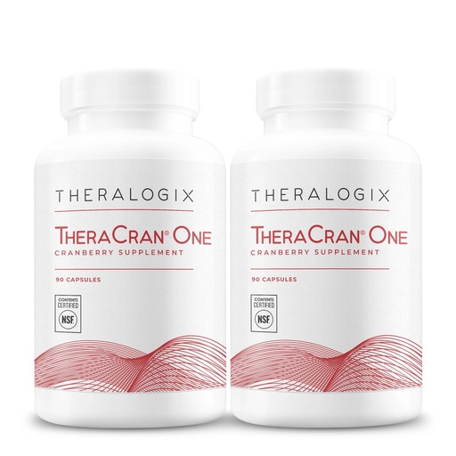 [BRSRAFTRC4IQOYA2] Theralogix TheraCran One Cranberry Capsules - 180-Day Supply - Cranberry Supplement for Men & Women - Cranberry Pills to Support Urinary Tract Health* - 36mg PACs per Capsule - NSF Certified, 180 Coun