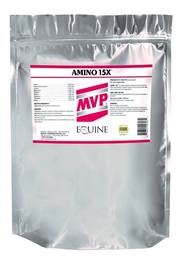 [BRSW2BL6BEJWKA3P] MVP Amino 15X (1.5lb) Supports Healthy Muscle Function, Development and Recovery in Horses.