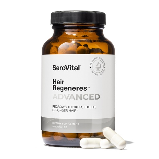 [BRSROAQLOAMWMCA3] Serovital Hair Regeneres Advanced Hair Growth Supplement - Hair Vitamins for Women, Advanced Hair Regrowth, Hair Loss Treatments for Women, Thinning Hair Treatment – 90 Count