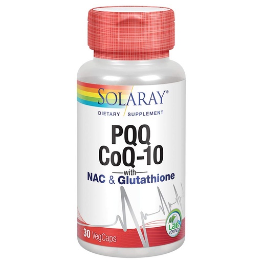 [BRSWGYYTO4NQIFA2] Solaray PQQ CoQ10, Heart Health Support, 30ct