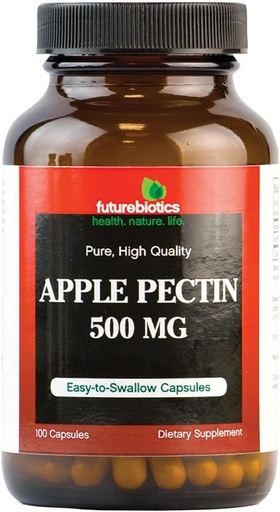 [BRSWIZYPAB7QMCLM] Futurebiotics Apple Pectin 500 mg 100 Capsules