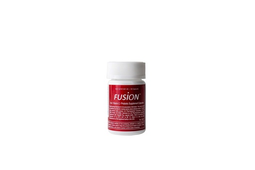 [BRSWIBQCA4OGAADM] Fusion Iron Supplement - 65 mg Ferrous Fumarate - 65 mg Polysaccharide Iron Complex Boosted by Patented Probiotics and Vitamin C