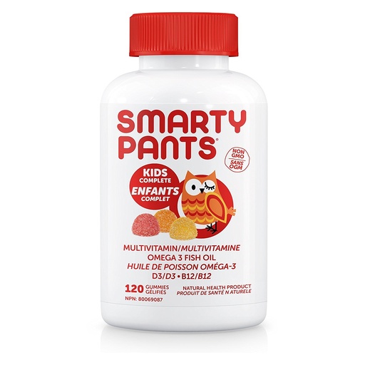 [BRSWGYYODF5B63YZ] SmartyPants Kids Complete Delicious Multivitamins Gummies for Kids, 120 Count
