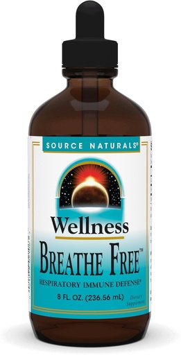 [BRSWIYAYDEBRAEL6] Source Naturals Wellness Breathe Free Respiratory Immune Defense* - 8 Fluid oz