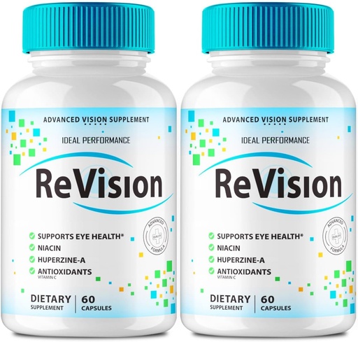 [BRSW2BAPOUGQGHL2] IDEAL PERFORMANCE (2 Pack) Revision Eye Supplement Pills Advanced Vision 2.0 Eye Care Complex Vitamin Capsules Pro (120 Capsules)