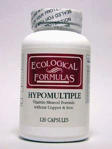 [BRSWIYI5CV7G2AD2] Ecological Formulas - Hypomultiple without Cu/Iron 120 caps