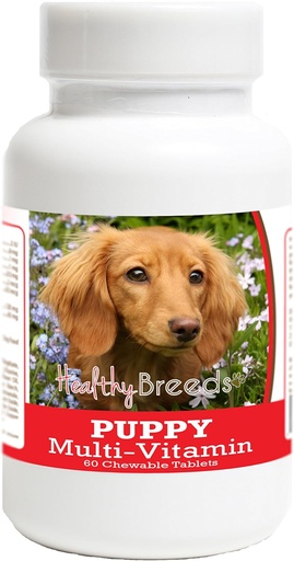 [BRSWGFA3OV6WYCTG] Gesunde Rassen Dachshund Hund Multivitamin Tablet 60 Zähler