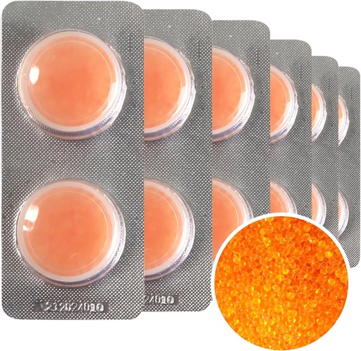 [BRSRAYAROV4A2HTU] 12-Pack Hearing Aid Dryer Capsules C&C Drying Dehumidifier Caps Accessories for Phonak, Starkey and Unitron Charger Case or Any Hearing Aid Case Supplies That can Store Dry Capsules (3Garm)