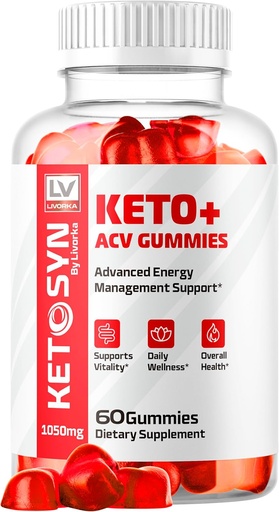 [BRSRAYL3PMDWE2AZ] LIVORKA Ketosyn ACV Gummies, Keto Syn Gummies, Ketosyn Keto Plus ACV Gummies, Ketosyn Keto ACV Gummies, Keto Syn ACV Gummies 1050 MG, Keto ACV Gummies Ketosyn, 60 Gummies for 1 Month