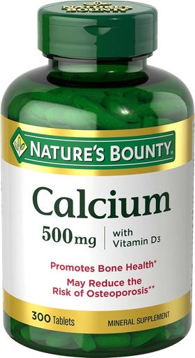 [BRSWIYAPBMCWOHLI] Bounty Calcium Plus 400 IU Vitamín D3, Imunitná podpora a zdravie kostí, 300 tabliet