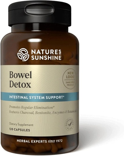 [BRSWIYQ6CIHW23IZ] Nature's Sunshine Bowel Detox, 120 Capsules 