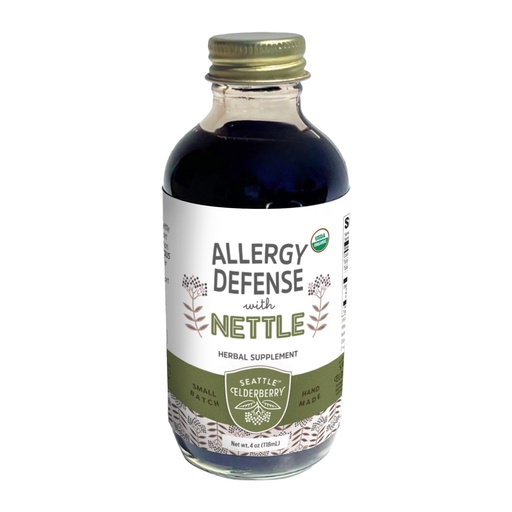 [BRSROFQLCIOQME3L] Allergy Defense with Nettle – Delicious, Gluten-Free Herbal Supplement with Potent Allergy Benefits Made from Only Organic Ingredients in Small Batches in the USA - 4oz