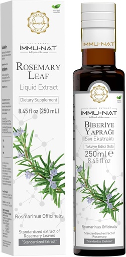 [BRSWGGA3O56BMYDB] Rosemary Leaf Extract Liquid Supplement - (8.50 oz) - Enhancing Memory and Focus, Herbal Formula